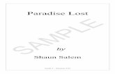 GPG Sample Score - gpgmusic.com · Paradise Lost ! “Paradise Lost” is a dark, ... Paradise Lost - Complete Score 2 SAMPLE ° ¢ ° ¢ ° ¢ ° ¢ Pic. Fl 1 Fl 2 Ob Bsn. Cl 1 Cl