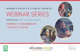 AGENDA - WEDO · AGENDA Intro to Women Demand Climate Justice Initiative / Climate Finance Landscape •Bridget Burns, WEDO Engaging in GCF/ Opportunities & Challenges