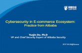 Cybersecurity in E-commerce Ecosystem · 4. ASRC and Threat Intelligence 5. DSMM: Data Security Maturity Model. Deferent method according to risk level risk judgement ... Anti-fraud