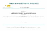Experimental Social Sciences...Working Paper Experimental Social Sciences What determines Chinese firmsʼ decision on implementing voluntary environmental schemes? October, 2009 Grant-in-Aid