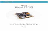 #11030 Kakute F4 (V2) - Holybro · Warranty and Return Policy Pinout Diagram ... foam. This means that there is no need to soft-mount the board itself. ... Kakute, detailed instructions