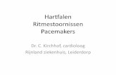 Hartfalen Ritmestoornissen Pacemakers...Reveal® Implantable Loop Recorder •2 year battery life, small, leadless •Patient activated ECG recording with retro- and prospective ECG
