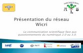 La communication scientifique face aux …als.univ-lorraine.fr/files/conferences/2012/Ducloy.pdfUn wiki (ou plusieurs wikis) de référence dans le réseau Wicri traitent d’un sujet