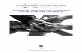 Linkages and Family Engagement: Guidelines for Enhancing ... · California’s Linkages Initiative Linkages – a CalWORKs and Child Welfare collaboration to improve outcomes for