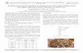 An Experimental Evaluation of Compressive Strength and ... · Concrete having brittle property with less value of tensile ... Sisal 1.5 600 10 Kenaf 1.5 900 50 Cotton 1.5 400 10 Bamboo