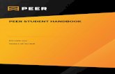 PEER STUDENT HANDBOOK · 4 2. About PEER 2.1 History PEER was established in 1986 with a total of 12 apprentices. Our commitment to industry has facilitated our growth and we now