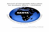 Journal of Geography Education for Southern Africa (JoGESA) 2016 Vol 1 No 1 (2).pdf · Journal of Geography Education for Southern Africa, Volume 1, Number 1, 2016 – ISSN 2517-9861