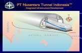 PT Nusantara Tunnel Indonesia™CHALLENGES Ferry system crossing the Sunda Strait Travelling time: min. 2.5 hours over 25 km distance (can take more than 24 hours including waiting