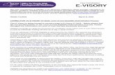E-VISORY - OPWDD...Care Coordination E-VISORY The Care Coordination E-VISORY is an electronic publication which provides information on policies, guidance, available programs and services