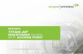 User’s Guide - Amped Wireless€¦ · APA1900 USER’S GUIDE 20 5.0GHz Wi-Fi Settings: Security Settings The Security page allows you to change the type of wireless security settings
