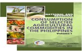 TERMS OF USE - Philippine Statistics Authority CSAC Vol1.pdf · TERMS OF USE Consumption of Selected Agricultural Commodities in the Philippines: Volume 1 – National and Regional
