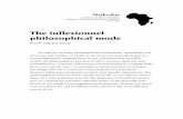 The inflexionnel philosophical mode - Carleton University · The inflexionnel philosophical mode / Elie P. Ngoma Binda 183 scribers"2, prescribing political and/or moral guidelines,