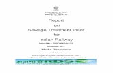 GOVERNMENT OF INDIA Hkkjr ljdkj MINISTRY OF RAILWAYS jsy … Report.pdf · Case study of Sewage Treatment Plant under construction in RDSO for capacity 1.6MLD. 17-34 6. List of Indian