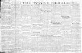 20 - Waynenewspapers.cityofwayne.org/./Wayne Herald (1888-Present)/1941-1950/1947... · 20 PAGES 1 I "iectlOD One, Pnges 1 to 8, Or, H. E, Tempera Sees Ne.d To Make Adjustments ...