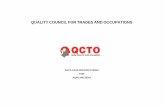 QUALITY COUNCIL FOR TRADES AND OCCUPATIONS · QAS Qualification Assessment Specification ... It should be noted that occupational qualifications where External Summative assessment