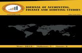 ISSN: 2149-0996 - jafas.orgjafas.org/Full-Issues/2015-Vol-1-Issue-3.pdf · ISSN: 2149-0996 2015 Volume 1 Issue 3 ABOUT THIS JOURNAL Journal of Accounting, Finance and Auditing Studies