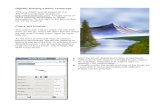 Digitally Painting a Basic Landscapemrjb/gimp/bobross_digitallyremastered.pdf · GIMP format, xcf, will preserve all information. Now let's draw the water. This is similar to drawing