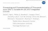 Processing and Characterization of Thousand- Hour 500 °C ... · Processing and Characterization of Thousand-Hour 500 °C Durable 4H-SiC JFET Integrated Circuits 16 Conclusion •This