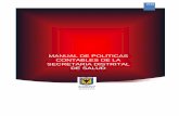 MANUAL DE POLÍTICAS CONTABLES DE LA ... Manuales 2016/GESTION...DIRECCIÓN FINANCIERA SISTEMA INTEGRADO DE GESTIÓN CONTROL DOCUMENTAL MANUAL DE POLÍTICAS CONTABLES DE LA SECRETARIA