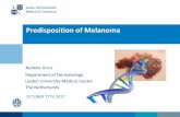 Predisposition of Melanoma - MolMed slides... · Predisposition of Melanoma . Nelleke Gruis . Department of Dermatology . Leiden University Medical Center . The Netherlands . OCTOBER