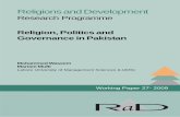 Religions and Development - assets.publishing.service.gov.uk · Religions and Development Research Programme The Religions and Development Research Programme Consortium is an international