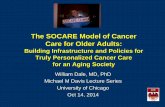 Building Infrastructure and Policies for Truly ... · Building Infrastructure and Policies for Truly Personalized Cancer Care for an Aging Society William Dale, MD, PhD ... Score