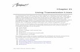 Chapter 21 Using Transmission Lines · Using Transmission Lines Selecting Wire Models Star-Hspice Manual, Release 1998.2 21-7 Because the ideal element represents the complex impedance