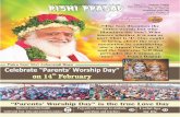 rishiprasad.org · 2017-01-14 · Knowledge orthe Gita disseminated in Masses — Galeshuar Yadav Worship Day' Will be celebrated in all Saraswati Vidya Mandirs = Pujya Bapuji's Satsang