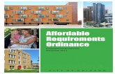 Affordable Requirements Ordinance · 2019-05-20 · Affordable Requirements Ordinance (ARO) The current ARO is triggered by new and reha-bilitated housing developments with 10 or