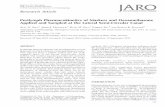 Perilymph Pharmacokinetics of Markers and Dexamethasone ... · Research Article Perilymph Pharmacokinetics of Markers and Dexamethasone Applied and Sampled at the Lateral Semi-Circular