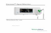Connex Spot Monitor - Welch Allyn · 2020-01-23 · functional oxygen saturation of arteriolar hemoglobin (SpO2), and body temperature in normal and axillary modes of neonatal, pediatric