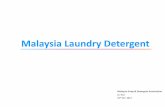 Malaysia Laundry Detergent - ccia-cleaning.org · Population Distribution •Male 16.4M, female 15.3M •Population growth rate 1.5% •69.5% between 15 and 64 years old •Household