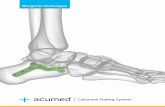 Surgical echnique - Acumed...Acumed® Calcaneal Plating System Surgical Technique 1 EXPOSURE The recommended surgical approach is lateral right-angled extensile approach (meticulous