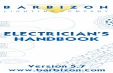 ELECTRICIAN'S HANDBOOK...ELECTRICIAN'S HANDBOOK 1 As a courtesy to our customers, we are providing to you this guide as a reference. However, please note that we cannot guarantee the