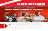 ActionAid Ethiopia wins 2018/2019 Best Performer’s …...2 3 In Seru woreda, where poverty and gender injustice combined with large swaths of harmful traditional practices prevail,