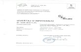 Atest za polirani granit SL 609 - ornamentkeramika.rs · UMZ INSTITUT IMS ATC 01-058 JIA60PATOPVlJA 3A SRPS ISO/IEC 17025:2006 Institut za ispitivanje materijala a.d. Beograd Centralna
