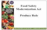Food Safety Powerpoint- Produce Ruleagrilifecdn.tamu.edu/.../06/Food-Safety-Powerpoint... · • Worker health and hygiene • Equipment, tools, buildings and sanitation • Domesticated