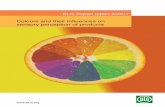 Colours and their influences on sensory perception of products · 2018-03-12 · 3 Colours and their influences on sensory perception of products According to a study, strawberry