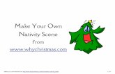 Make Your Own Nativity Scene · 2014-11-22 · Make your own Nativity from  1 of 7 Make Your Own Nativity Scene from