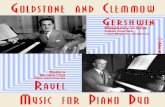 GEORGE GERSHWIN (1898-1937) AND MAURICE RAVEL (1875 … · GEORGE GERSHWIN (1898-1937) AND MAURICE RAVEL (1875-1937) WORKS FOR PIANO DUO 1 Gershwin Rhapsody in Blue (original version
