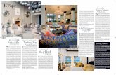 Escape1).pdfbedroom of Tortuga Bay Villas designed by Oscar de la Renta The oyster and jewel tones of the Grand Salon at Philip Treacy’s The g Hotel This Page: cour T esy Palazzo