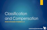 Compensation and Classification - Laramie County Community Collegelccc.wy.edu/Documents/About/board/Agendas/2017/August_16... · 2019-07-09 · Laramie County Community College Policy