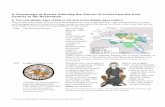 A History and Chronology of the Church of ChristA Chronology of Events Affecting the Church of Christ from the First Century to the Restoration 5. The Late Middle Ages (1300)to the
