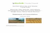Norfolk Minerals and Waste Local Plan Minerals Site ... · Minerals Site Specific Allocations Development Plan Document (DPD) – Single Issue Silica Sand Review . ... • Attendance