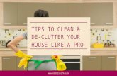 Tips to Clean and Declutter Your House Like A Pro