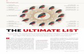THE ULTIMATE LIST Magazine 1216.pdf · BUGUN LIOCICHLA Liocichla bugunorum First spotted in 1995, and formally described as recently as 2006, this spectacular-looking babbler is still