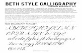 Beth Style Calligraphy - The Postman's Knock · calligraphy and regular calligraphy. Learning faux calligraphy in the Beth style isn’t just a segue into learning dip pen calligraphy.