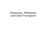 Osmosis, Diffusion and Cell Transportbirdmanscience.weebly.com/uploads/5/6/5/7/56574945/...Osmosis Osmosis is the diffusion of water from an area of high concentration to an area of