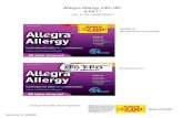 Allegra Allergy 24hr IRC 8.09 - Food and Drug ... El Paso, TX 88588-0445. â€¢ â€¢ Allegra Allergy 24hr