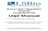 User Manual (Sandwich ELISA ) ELISA Kit Bovine CSN2 / Beta ... Casein, Beta-casein, Casein beta Specificity : This kit is for the detection of Bovine CSN2 / Beta Casein. No significant